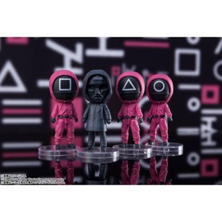 萬代 Figuarts mini 魷魚遊戲 黑面具人 工作人員 分售 可動收藏品 豬帽子模型玩具
