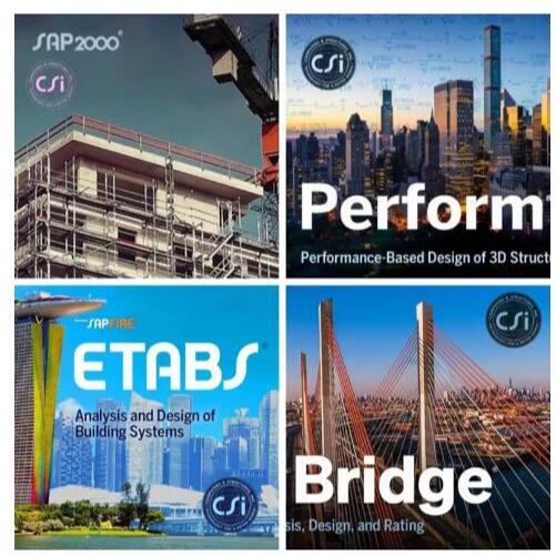 CSI SAP2000 24 Bridge ETABS 2020 SAFE 20.3中英文