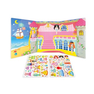 🐣集美手作~ 磁鐵遊戲書 時尚磁鐵書 公主換裝 變裝公主 閃亮公主 派對 彩妝 Food超人 風車出版 磁力拼圖 磁鐵拼