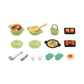 日本森林家族 廚房用品 美食 美味料理組套裝 家家酒玩具