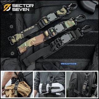 【野戰搖滾】SECTOR SEVEN 多用途衣物掛扣、收納扣【黑色、暗夜迷彩】磁吸扣手套掛扣戰術揹包腰帶掛勾鑰匙扣