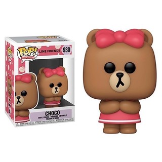 FUNKO POP 930動畫系列 Line Friends 熊美 熊大 CHOCO 蝴蝶結 公仔 收藏