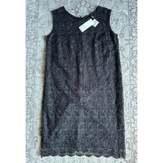 全新品 UNIQLO優衣庫 蕾絲 緹花 及膝洋裝