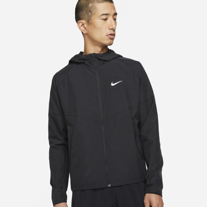 NIKE 男 外套 連帽外套 REPEL MILER 慢跑外套  舒適 反光設計  黑 DD4747010