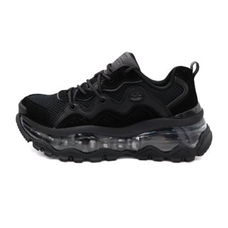 Skechers Uno Chaos 黑 網布 厚底氣墊 緩衝 運動鞋 女款 J2590【新竹皇家177935BBK】