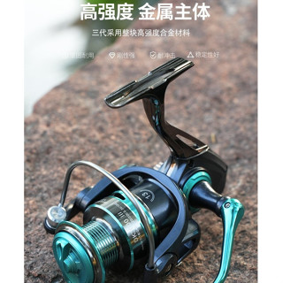 【臺灣出貨】全金屬打黑漁輪 金屬 捲線器 漁輪 紡車輪 釣魚 路亞竿 前打輪 磯釣 海釣 船釣 池釣 溪釣 路亞