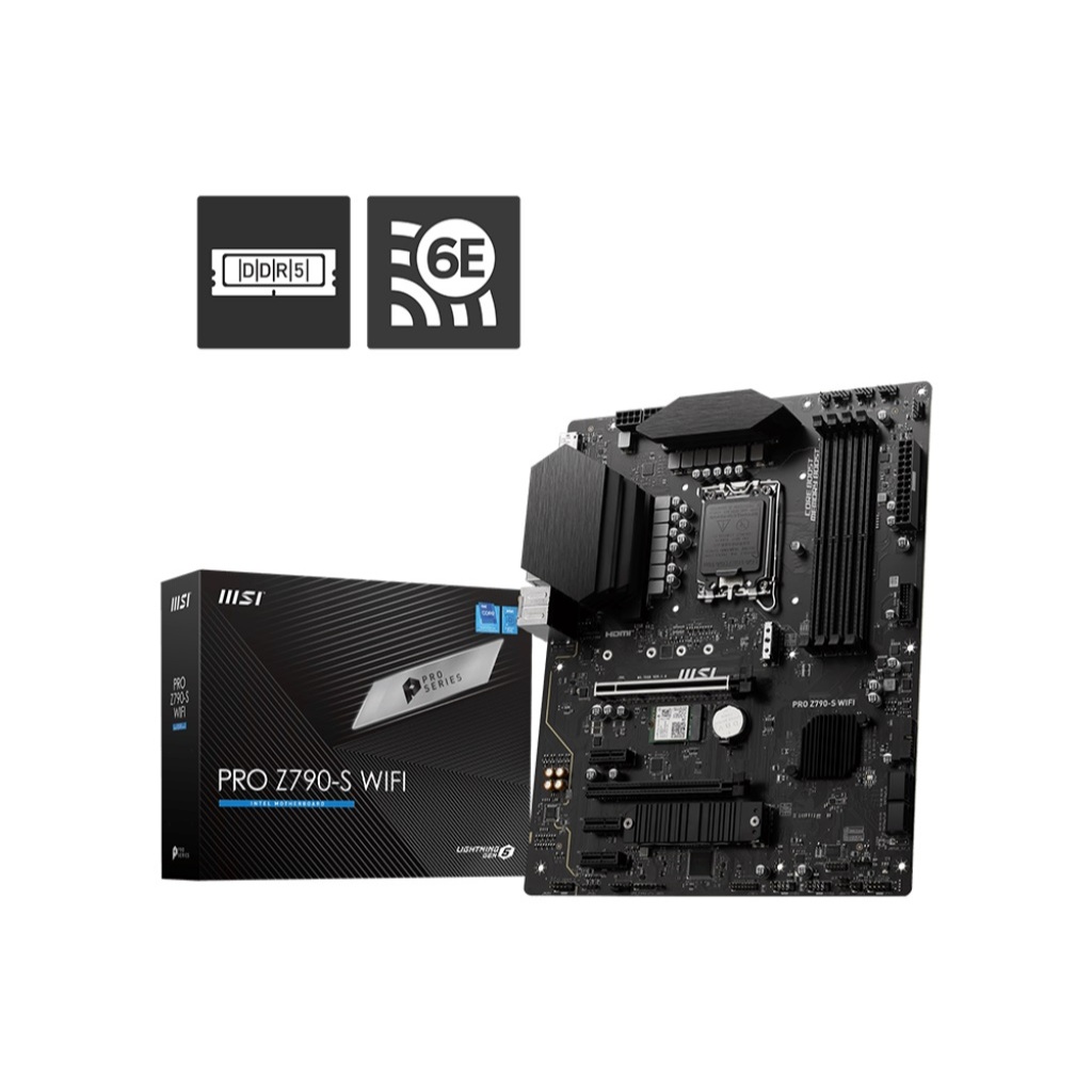 MSI微星 PRO Z790-S WIFI【ATX】主機板/1700/DDR5