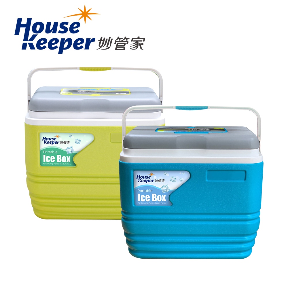 妙管家 手提保冷冰桶 26.4QT(海洋藍/芥末綠) 戶外露營野餐發泡保冷箱 釣魚冰箱 烤肉冰桶 攜帶式行動冰箱