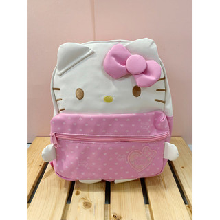 Hello Kitty 凱蒂貓~Sanrio HELLO KITTY後背包-造型粉點#88854