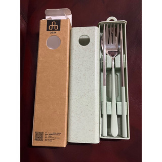 YU Living 信歐傢俱 環保餐具組（台泥股東紀念品）
