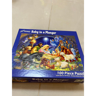baby in manger 100片拼圖