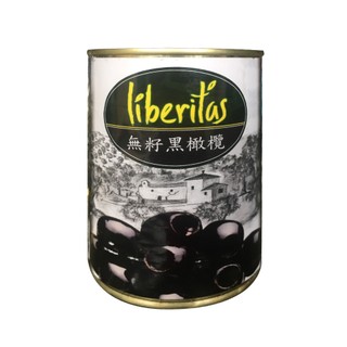 Liberitas 無籽黑橄欖 400g(效期2029/03/23)【玩饗食庫】西班牙橄欖 醃漬橄欖 料理 黑橄欖