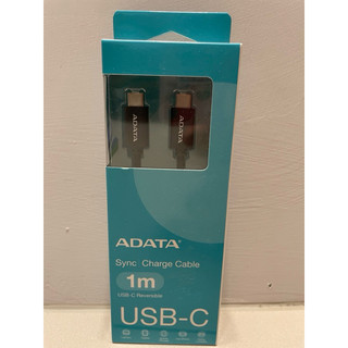 威剛USB-C對USB-C傳輸線 ADATA Sync Charge Cable 1m USB-C