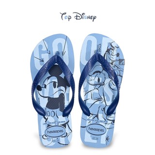 havaianas 零碼出清🏷️剩35、43⏳Top Disney 水藍底米奇 男女款 哈瓦仕 夾腳拖 巴西拖 米奇