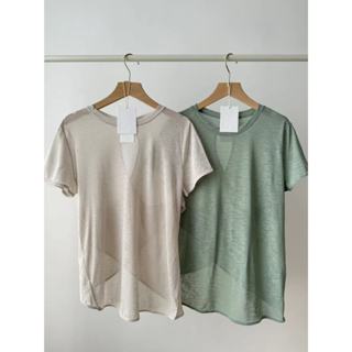 【SEYSEY‘s】臺灣現貨 竹節紗系列 簍空美背運動短袖 短袖 T恤 瑜珈服 運動上衣 短袖上衣 運動罩衫 健身 重訓