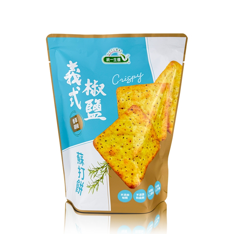 統一生機 義式椒鹽蘇打餅108公克/袋(超商限2包) ~特價中~