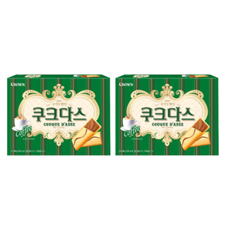 韓國 CROWN 皇冠 法式薄燒夾心餅乾 維也納咖啡口味 夾心餅乾 法式薄燒夾心 夾心薄餅 薄燒夾心餅
