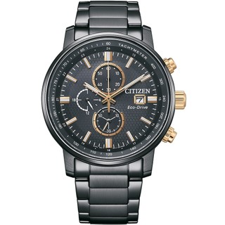 CITIZEN 星辰 Chronograph系列 光動能三眼計時腕錶 (CA0846-81E)