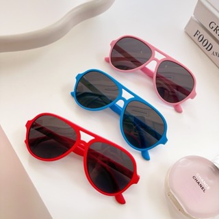 🕶D.K shop🕶輕巧偏光矽膠彈性ins風帥氣雙梁兒童墨鏡 太陽眼鏡 輕量 檢驗合格 抗UV400 兒童偏光墨鏡 歐美