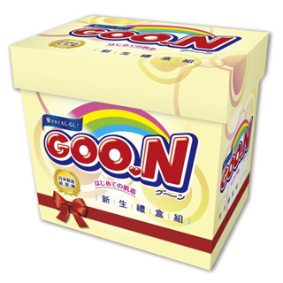 【免費宅配到府】日本大王GOO.N新生禮盒組 新生賀禮 尿布禮盒 新手媽媽禮物 黏貼型紙尿褲 紙尿布 彌月送禮 滿月送禮