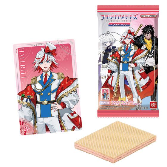 【歐賣小舖】食物已過期 BANDAI 三麗鷗 FRAGARIA MEMORIES 三麗鷗騎士 餅卡 威化餅乾