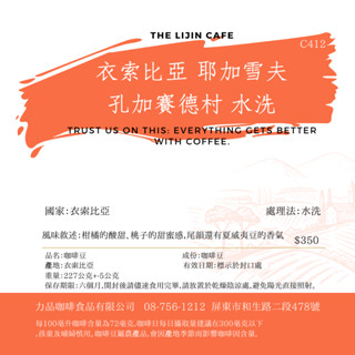 【特選莊園豆☕】 衣索比亞 耶加雪夫 半磅裝 多根筋開店幫手 咖啡豆 手沖咖啡 虹吸咖啡 咖啡廳 即將調漲！