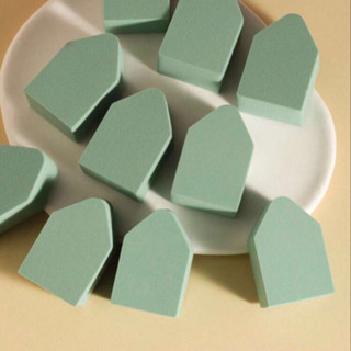 PU粉撲 乾濕兩用海綿粉撲 房屋形粉撲 乾濕兩用粉撲 5入