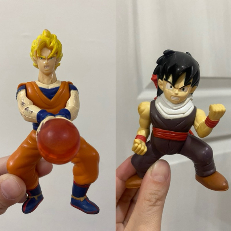 老玩具 收藏 七龍珠 DRAGONBALL 孫悟空超級賽亞人 悟飯 玩具公仔
