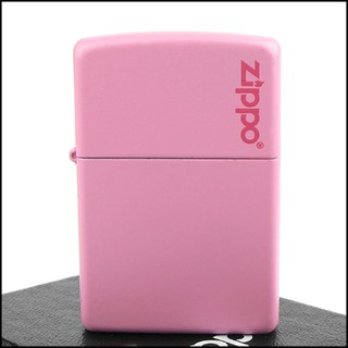 ☆福星屋☆【ZIPPO】美系~LOGO字樣打火機~Pink Matte粉紅烤漆NO.238ZL
