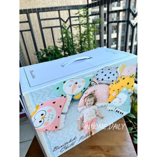韓國🇰🇷Bonita BeBe 防蟎抗菌 兒童動物系列 童趣大枕頭 抱枕 靠枕 62x43cm 超細纖維➡️代買代購