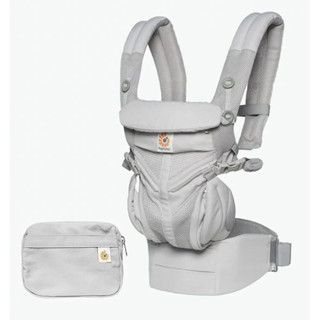 【ergobaby】OMNI全階段型四式360透氣款嬰兒揹巾/揹帶（灰/二手）