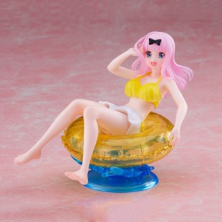 TAITO 輝夜姬想讓人告白 藤原千花 水上漂浮女孩 景品 豬帽子模型玩具