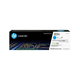 HP 222X LaserJet 高印量 青色原廠碳粉匣(W2221X) 適用 LaserJet Pro 3203