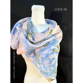 Little Ting Store:柔軟棉麻披肩圍巾大長巾繞脖圍巾海灘圍裙(多款式)生日禮物交換禮物聖誕禮物促銷款