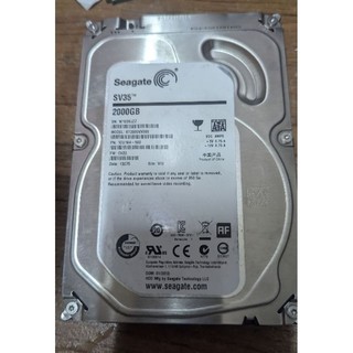 希捷 seagate 2tb 硬碟 3.5 桌上型