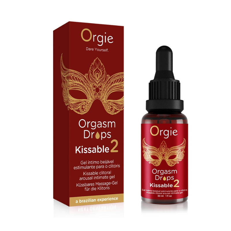 【Orgie】ORGASM DROPS KISSABLE 2 小紅瓶 30ml｜熱感快感 增强液｜葡萄牙Orgie