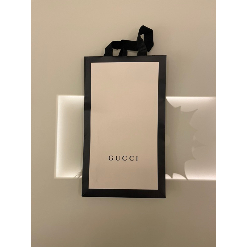 Gucci 古馳專櫃紙袋 小版型