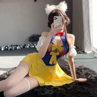 📢24H臺灣現貨當天出📢角色扮演【妖媚童話】萬聖節cosplay 性感公主裙女僕cos鏤空制服套裝