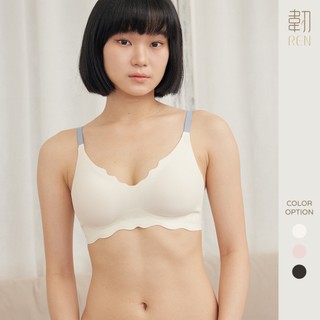 【韌REN 柔亮・馬卡龍波浪 3/4 杯】無鋼圈內衣 小胸內衣 波浪內衣 美胸內衣 少女內衣 法式內衣