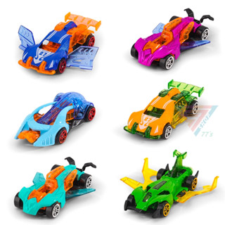 【臺灣現貨】【展翼變形合金小汽車】變形玩具車 酷炫小車車 滑行車小汽車 模型小車 變形模型車 合金車 小汽車玩具