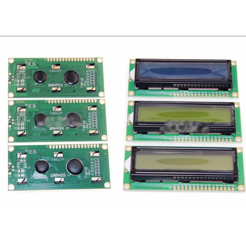 LCD1602A 蓝屏/黄绿屏 /灰屏 /带背光 LCD显示屏 5V 1602 液晶屏