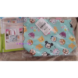【紫晶小棧】Tsum Tsum 托特包 繽紛萌萌 隨身袋 帆布手提袋 萬用手提袋 便當袋 迪士尼 夢時代 統一時代百貨