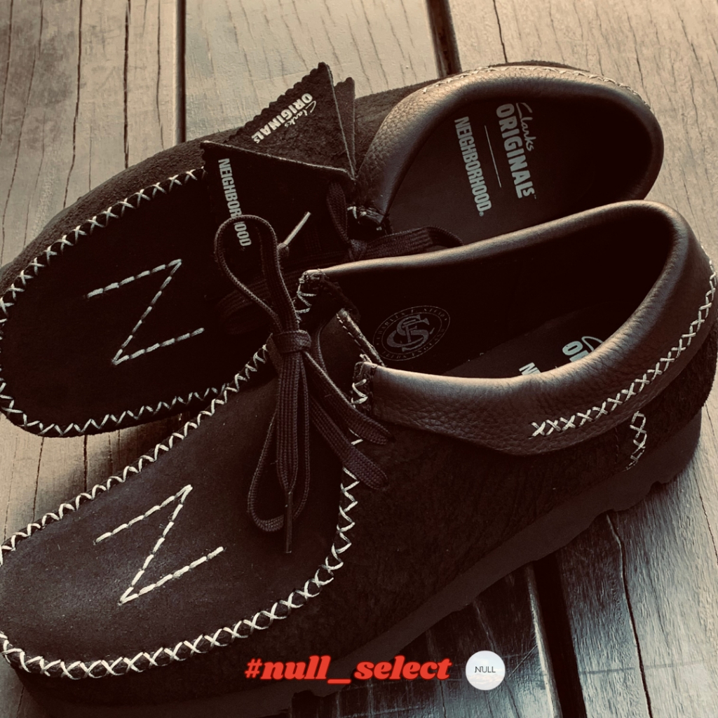 【NULL】NEIGHBORHOOD X CLARKS WALLABEE 袋鼠鞋 VIBRAM 耐磨大底 縫線 NBHD