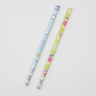 蠟筆小新/史努比 2B小三角鉛筆(單支) DK-8114/15 三角鉛筆 木頭鉛筆 鉛筆 015【久大文具】0169