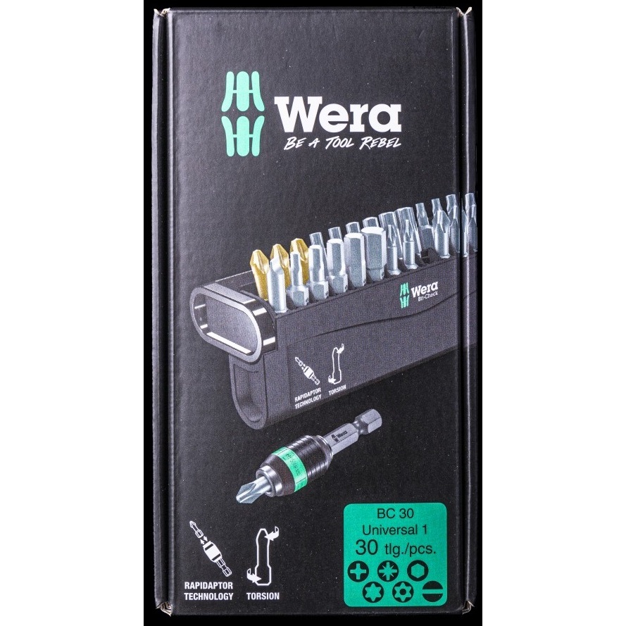 瘋狂買 德國Wera 維拉 BC 30 BC/30 頂級起子頭30件組 29Bits+889/4/1K快速磁性接杆 特價