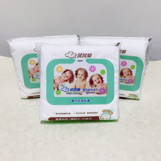 拭拭樂紗布毛巾 單包 20抽 乾濕兩用嬰兒紗布毛巾 喝奶巾 嬰兒口水巾 洗臉巾 清潔舌苔巾 嬰兒紗布毛巾 拭拭樂巾