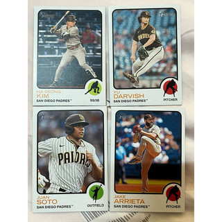 2022 topps baseball heritage 教士組合 達比修 Juan Soto 金河成