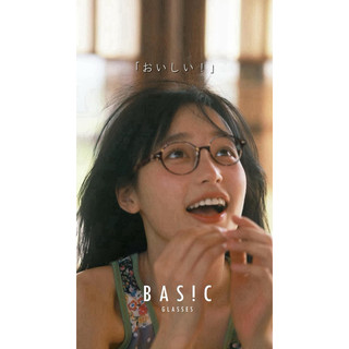 【本閣】BAS!C 5699日式復古橢圓膠框 黑色板材昭和手工風格 致敬金子小竹泰八郎