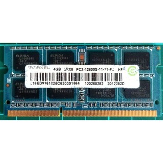 新竹 筆電記憶體 RAMAXEL 4GB DDR3 PC3-12800S