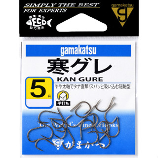 💢桃園東區釣具【Gamakatsu 寒グレ(茶) KAN GURE 黑白毛鉤 磯釣魚鉤】